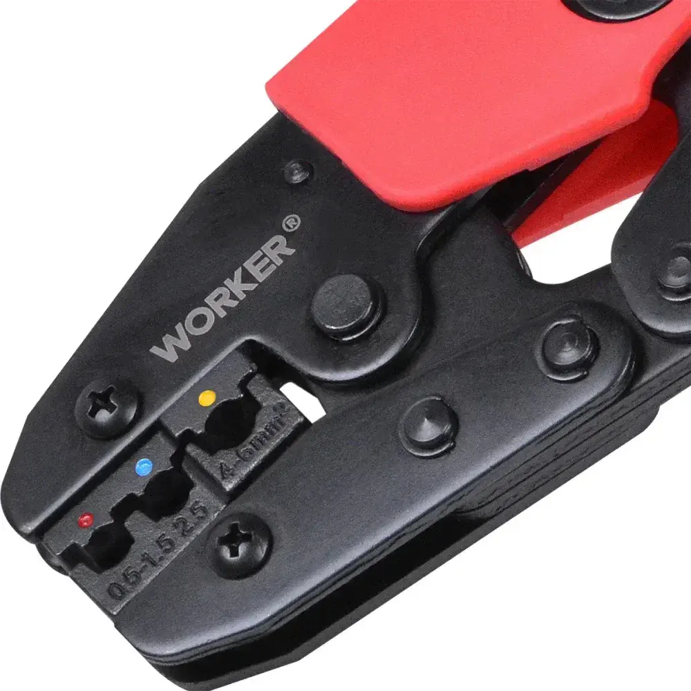 Alicate crimpador para terminais 0,5MM²- 6MM² Worker — fotografia 9
