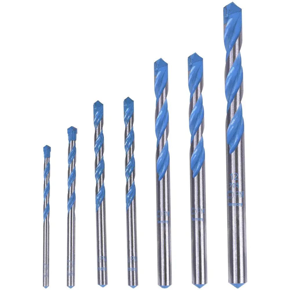 Jogo de broca multi construction 4 a 12 mm 7 peç Bosch — fotografia de referência
