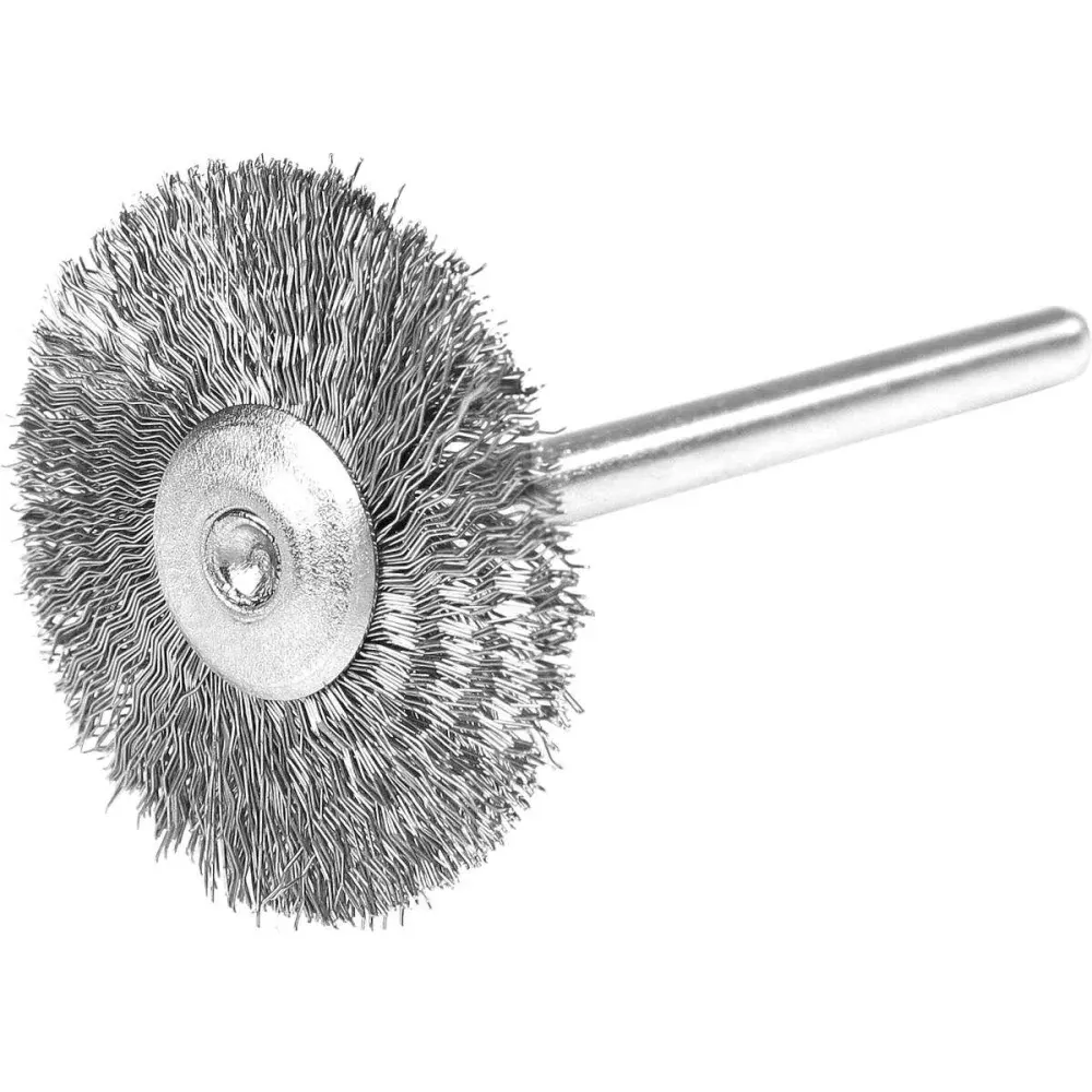 Escova circular com haste em inox 1/8" 25MM Worker — fotografia 5