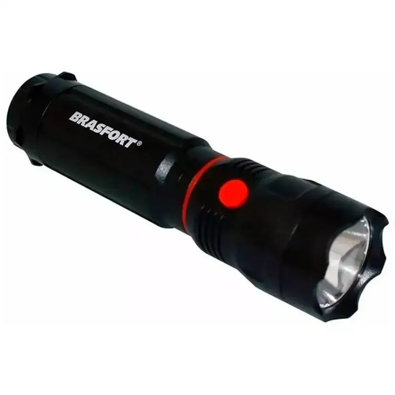 Lanterna LED cops com base magnética e função alerta e luz auxiliar 7841 Brasfort — fotografia 2