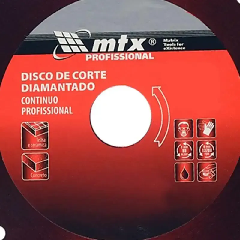Disco de Corte Diamantado 9 POL 230 x 25.4 MM Corte Molhado Contínuo 731929 MTX — fotografia 3