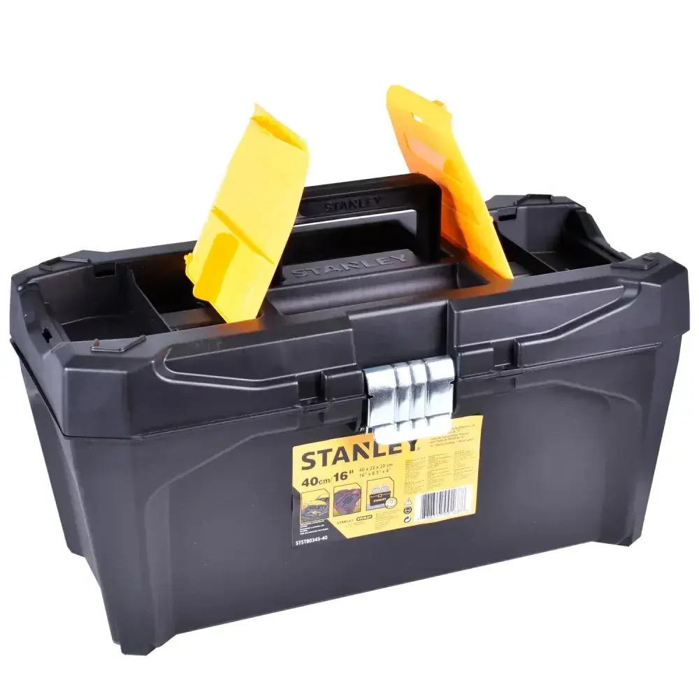 Caixa organizadora plástica empilhável STST80345-40 Stanley — fotografia 8