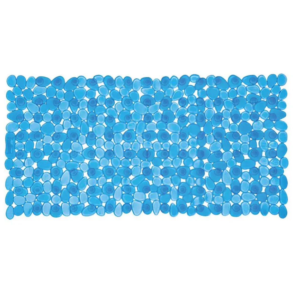 Tapete box banheiro Kala 70X36 azul — fotografia de referência