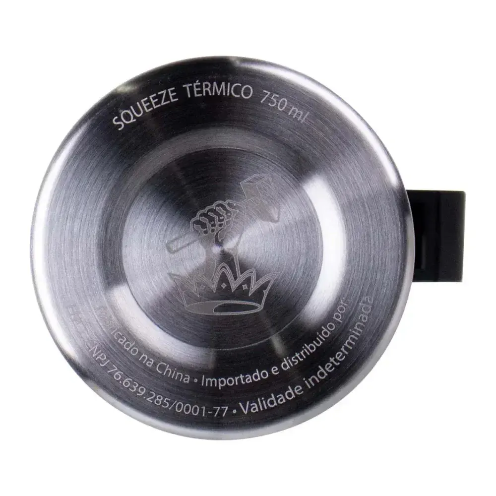 Squeeze térmico aço inox 750ML preto Collins — fotografia 9