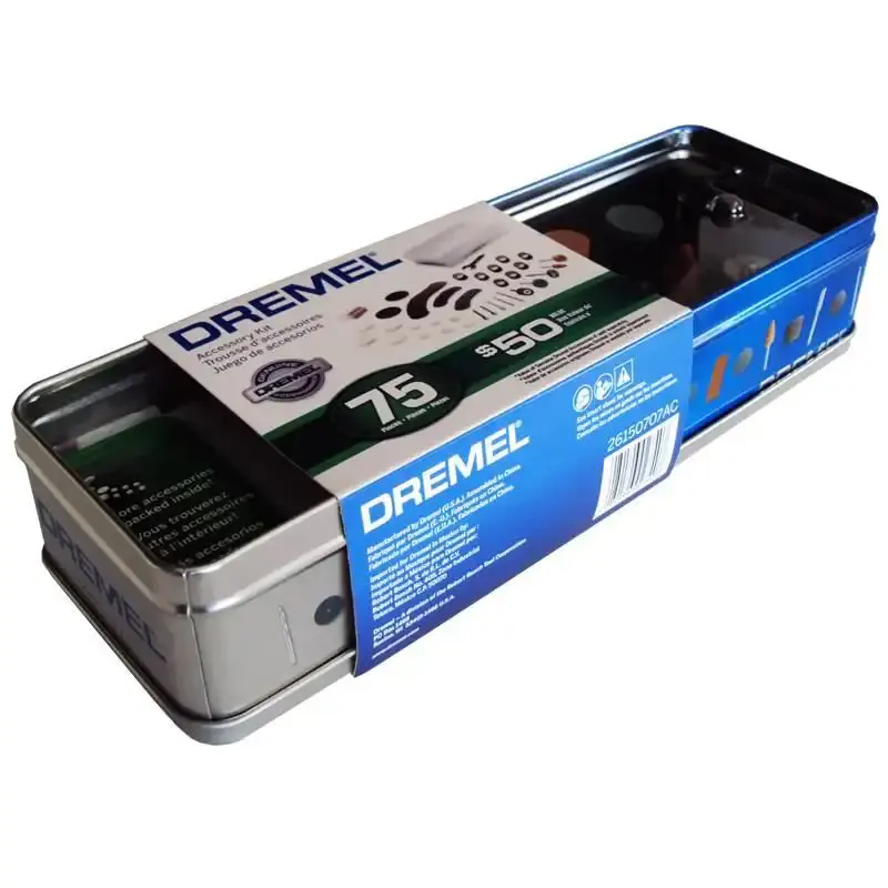 Kit para Retífica Dremel c/ 75 Acessórios para Uso Geral + Caixa Metálica DREMEL — fotografia 2