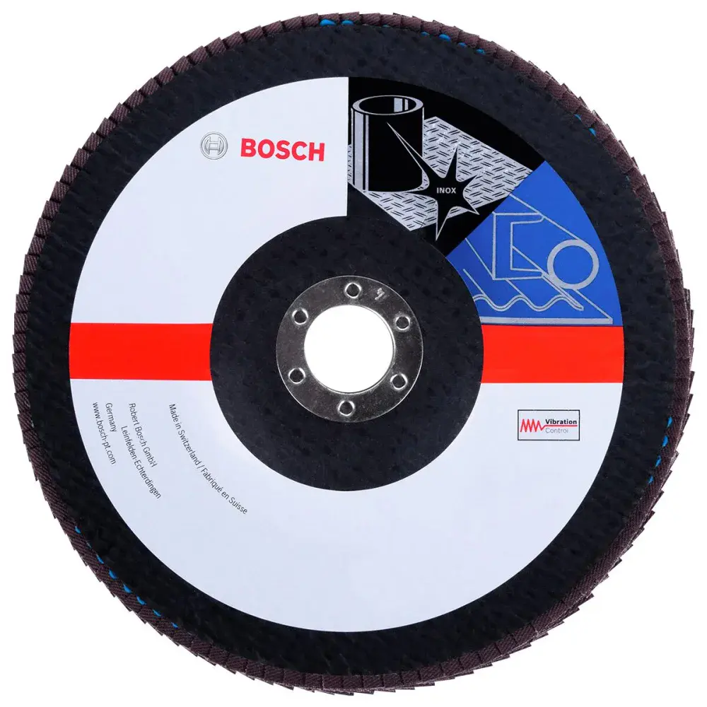 Disco flap best 180MM G60 curvo Bosch — fotografia de referência