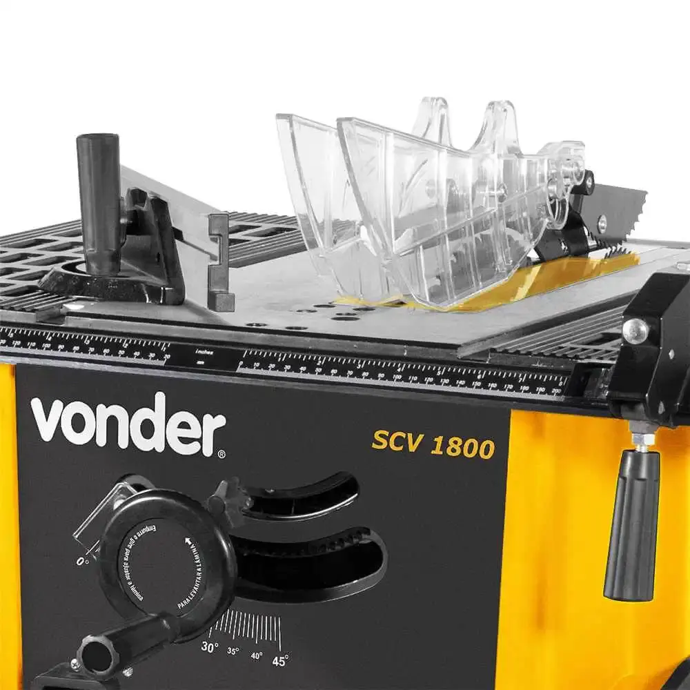 Serra circular de bancada 10 POL 1800W SCV 1800 Vonder 220 V — fotografia 5