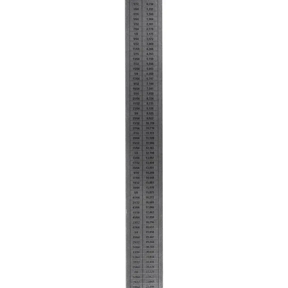 Escala métrica aço inox 1500MM Bumafer — fotografia 6