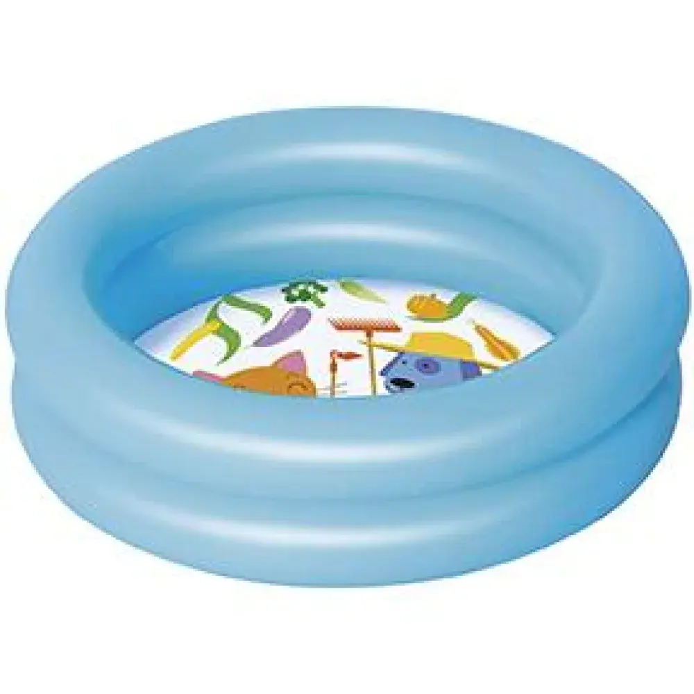 Piscina inflável kiddie 2 anéis com cores sortidas 21L Bestway