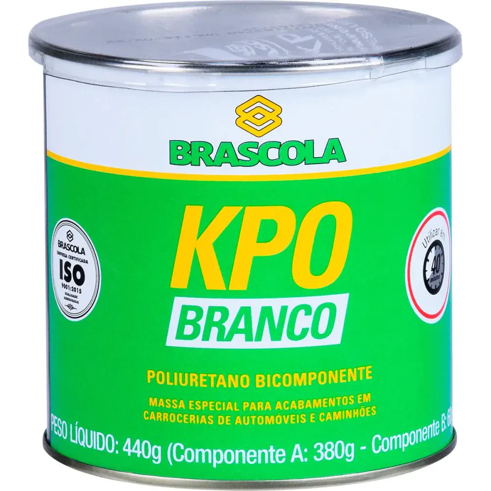 Brascoved kpo poliuretano bicomponente 440G - branco Brascola — fotografia 2