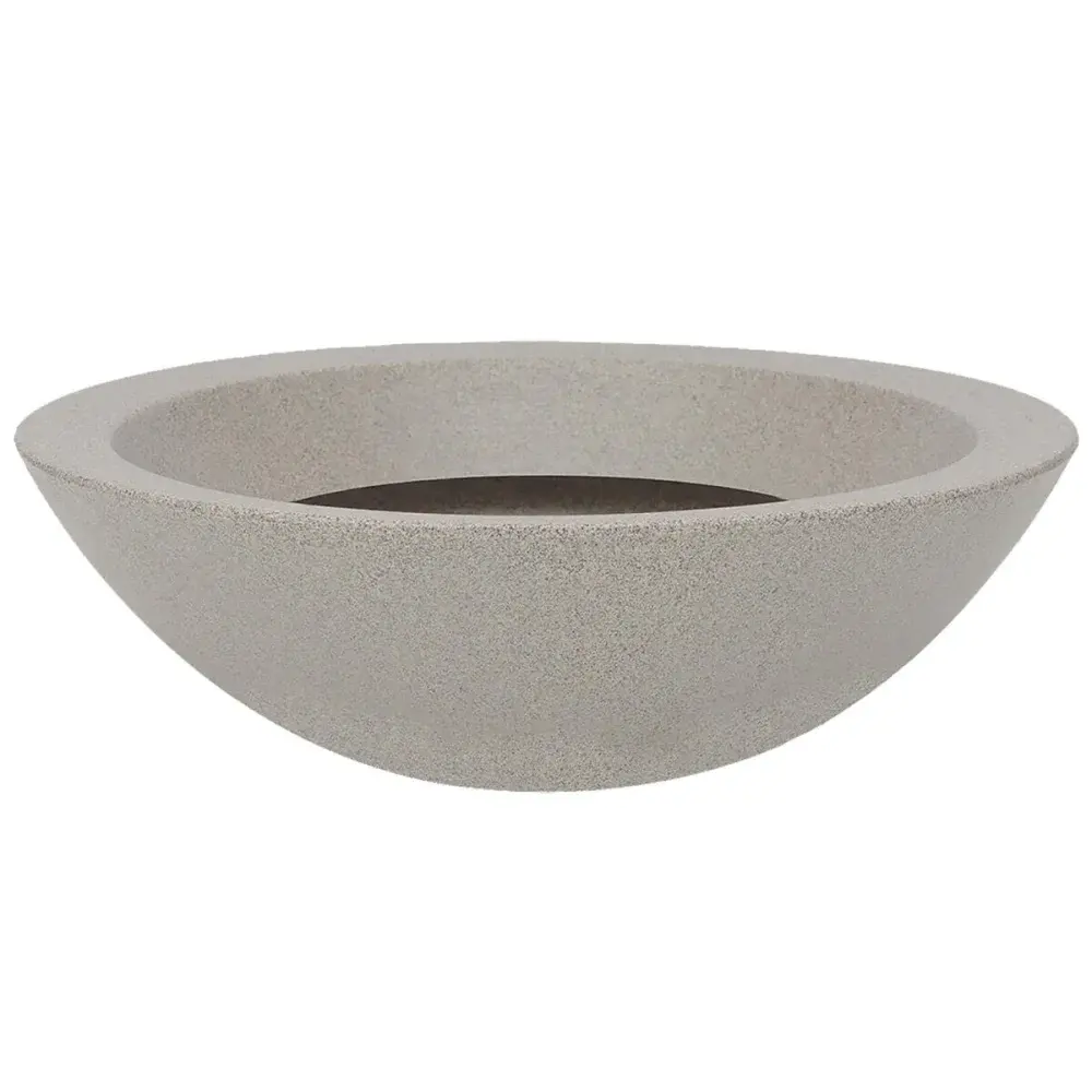 Vaso malta bowl em granito pedra 36X12CM 6L Vasart