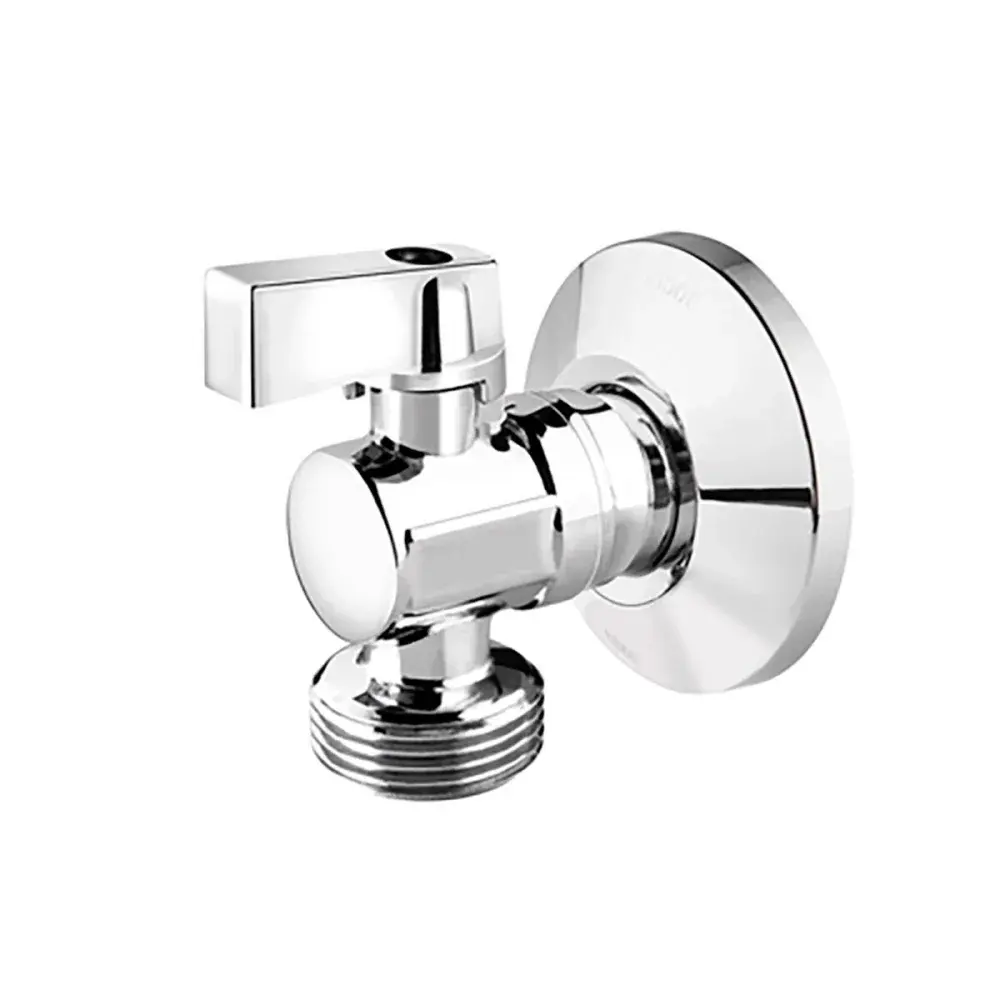 Torneira esfera para máquina de lavar 1/2 a 3/4 cromada Docol — fotografia de referência