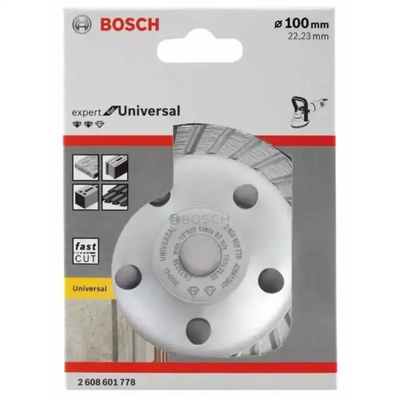 Prato diamantado concreto e granito turbo 100 x 22.23 MM Bosch — fotografia 3