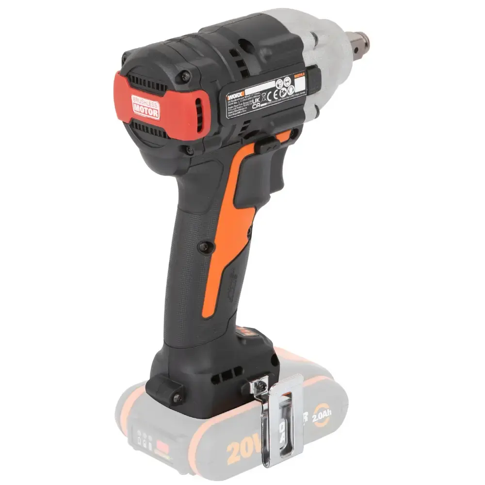 Chave de Impacto 1/2 polegadas 20V + Bateria 20V 2Ah e Carregador Bivolt WX272.9 WORX — fotografia 4