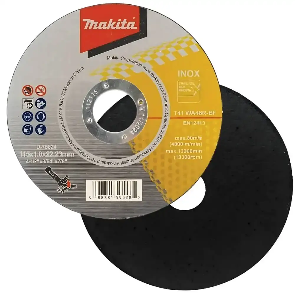 Disco de Corte Inox 4.1/2 POL x 1 MM com 25 Unidades D.75524 MAKITA — fotografia 4