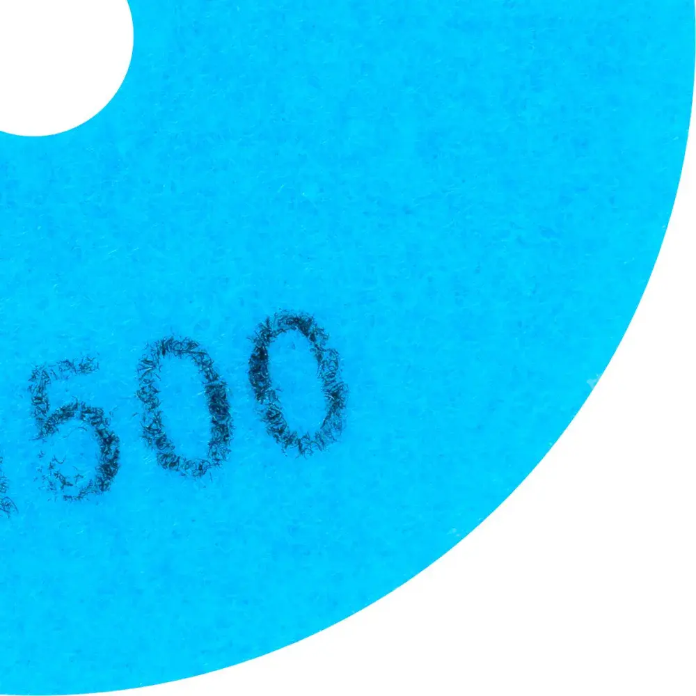 Disco de lixa diamantada com velcro 4 G1500 azul claro Worker — fotografia 3