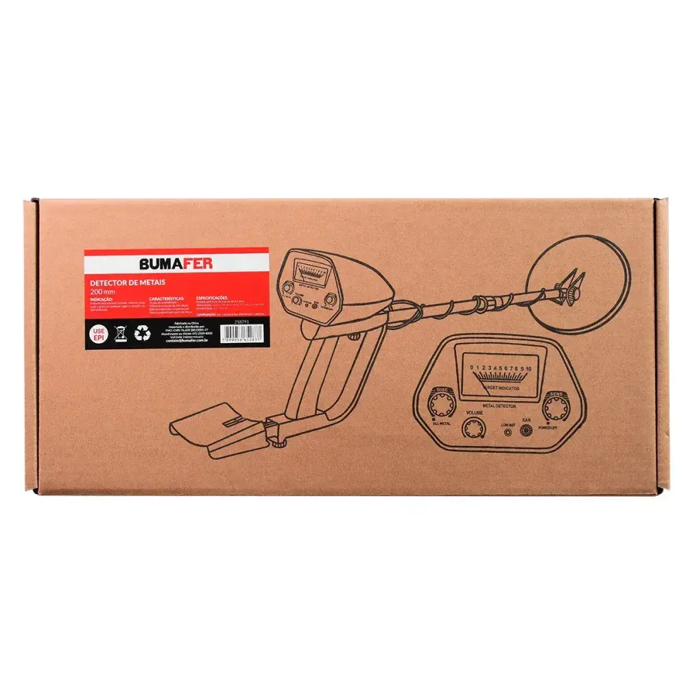 Detector de metais 200MM Bumafer — fotografia 12
