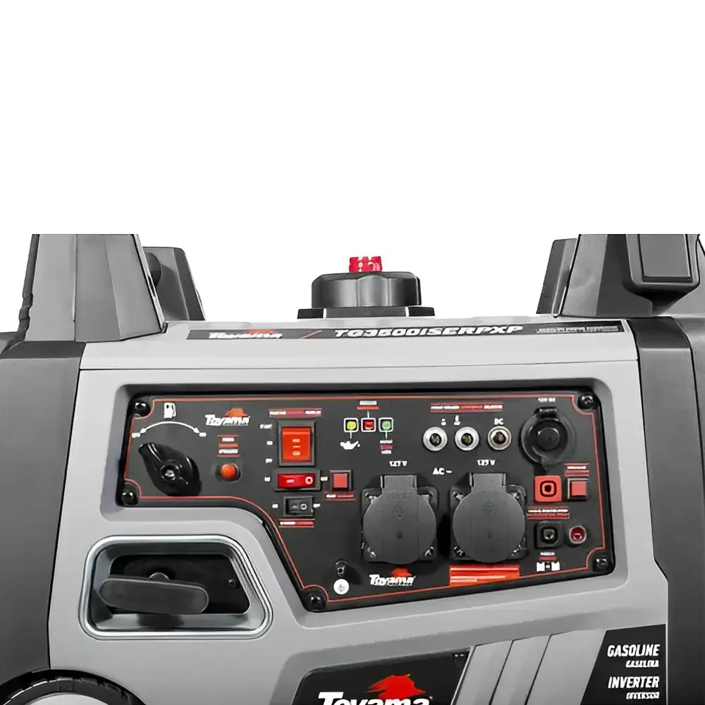 Gerador Gasolina 3.5kva 192 cc Partida Elétrica 4T Digital TG3500ISERP-XP e Controle Remoto TOYAMA 110 V — fotografia 6