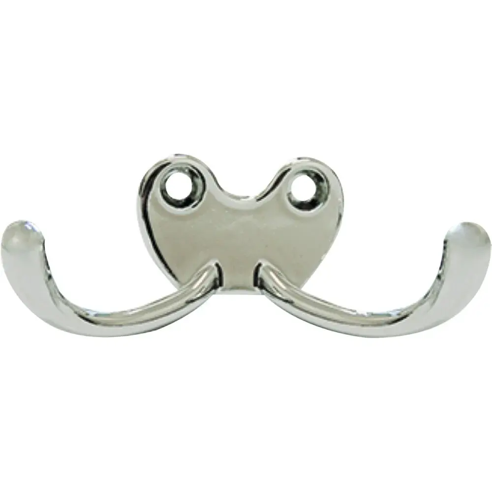 Cabide duplo Criativa horizontal cromado 24 peç