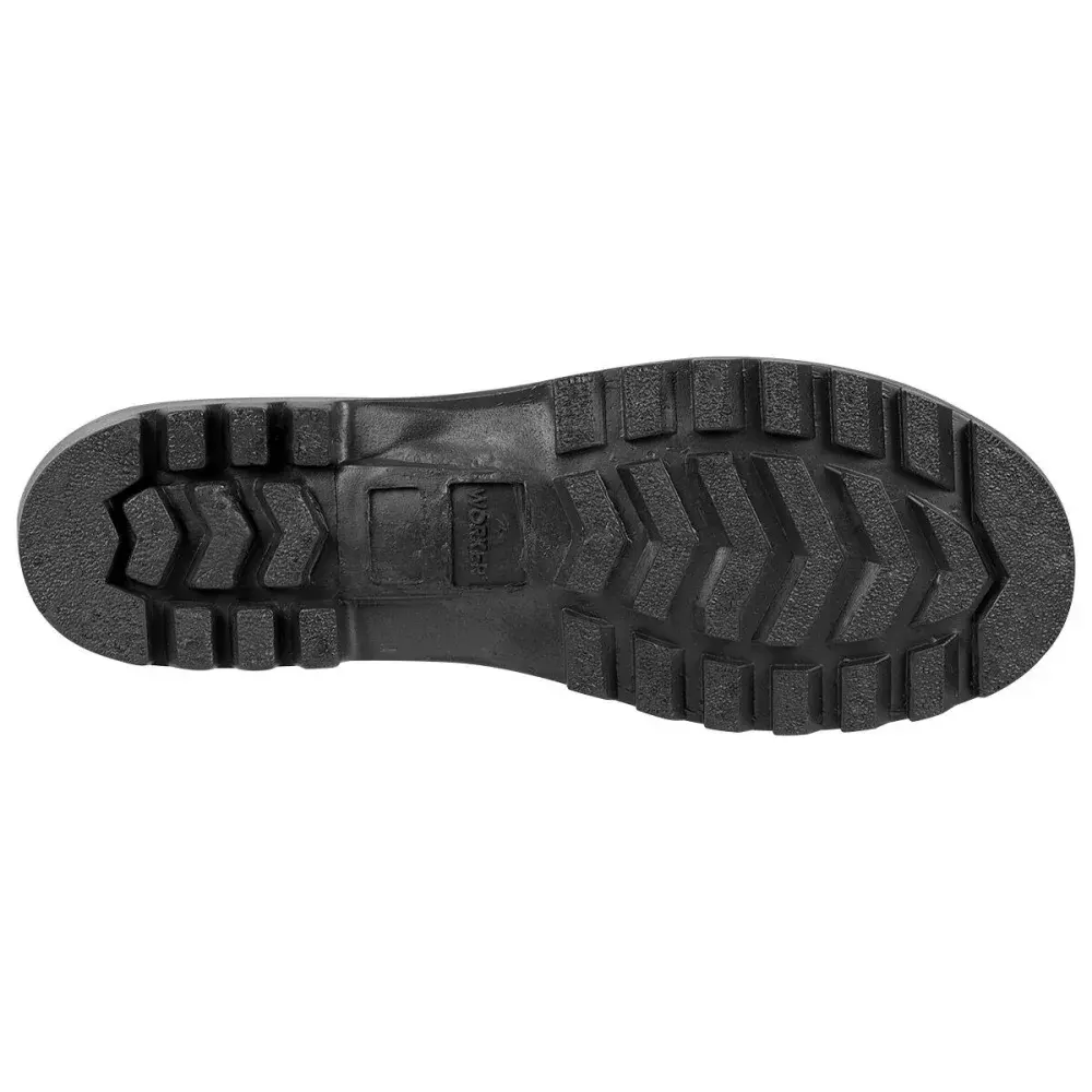 Bota pvc cano médio com forro N°39 preto Worker — fotografia 5
