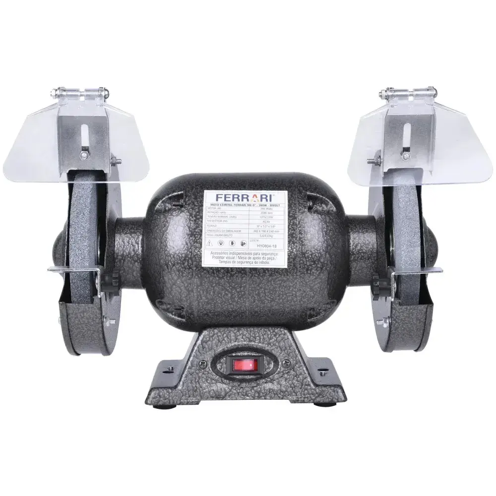 Moto esmeril de bancada me- 6 3580 rpm 360W biv Ferrari — fotografia 7