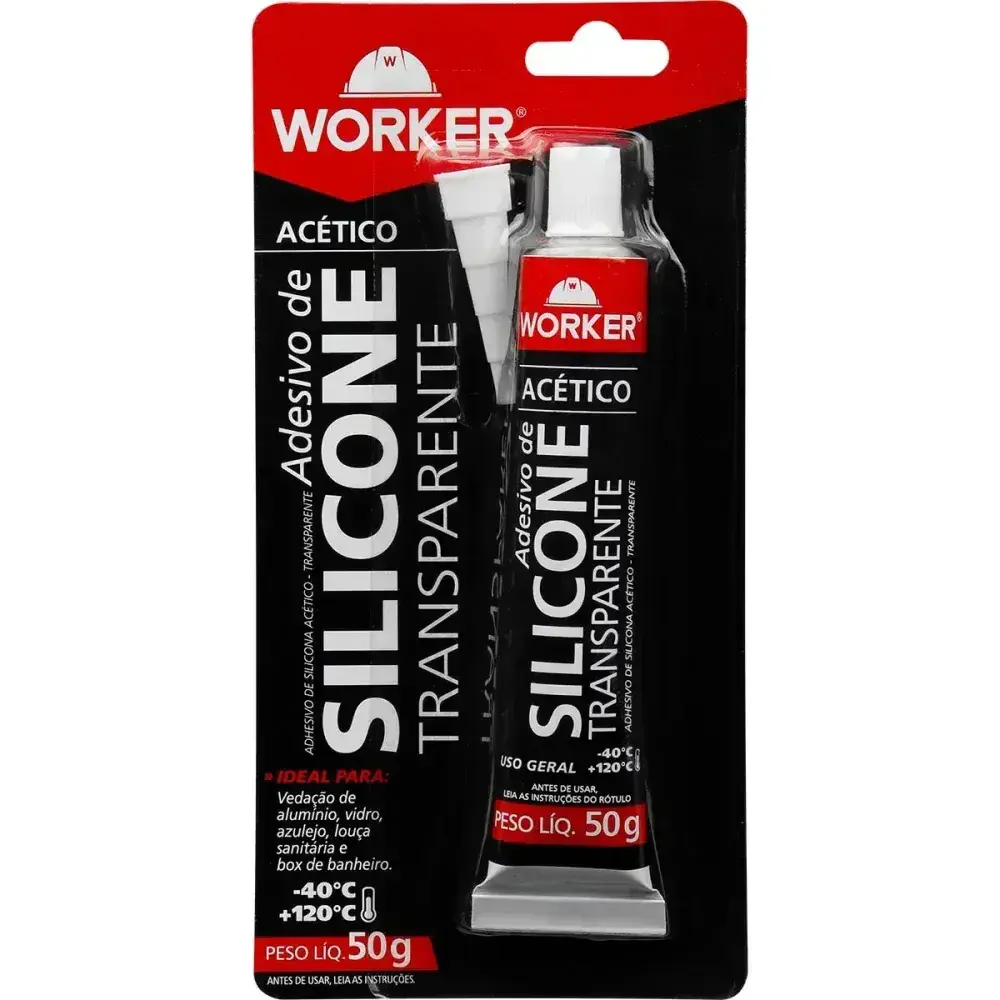 Silicone uso geral 50G incolor Worker — fotografia 8