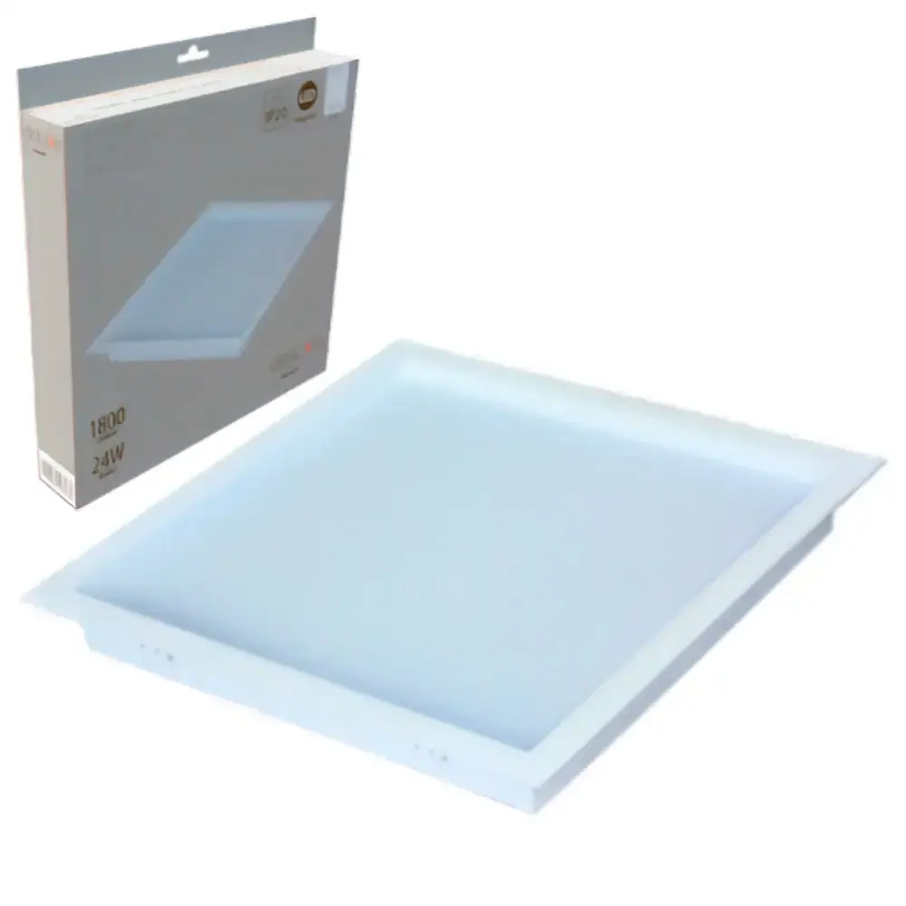 Painel led 24W confort plafon de embutir quadrado 4000K bivolt Avant