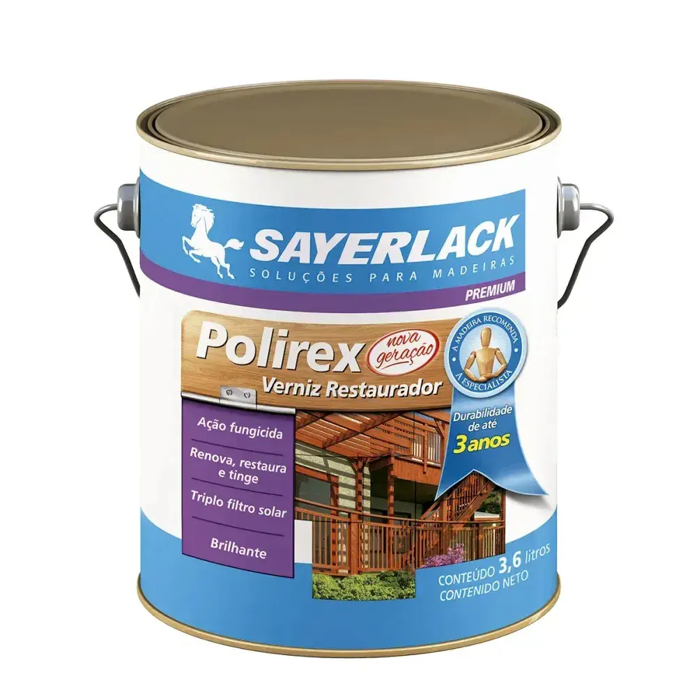 Verniz restaurador polirex premium imbuia 3,6L da Sayerlack — fotografia 2