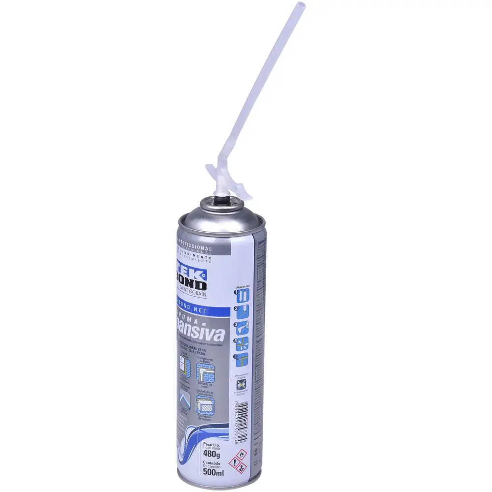 Espuma expansiva profissional em poliuretano 500ML Tekbond — fotografia 4