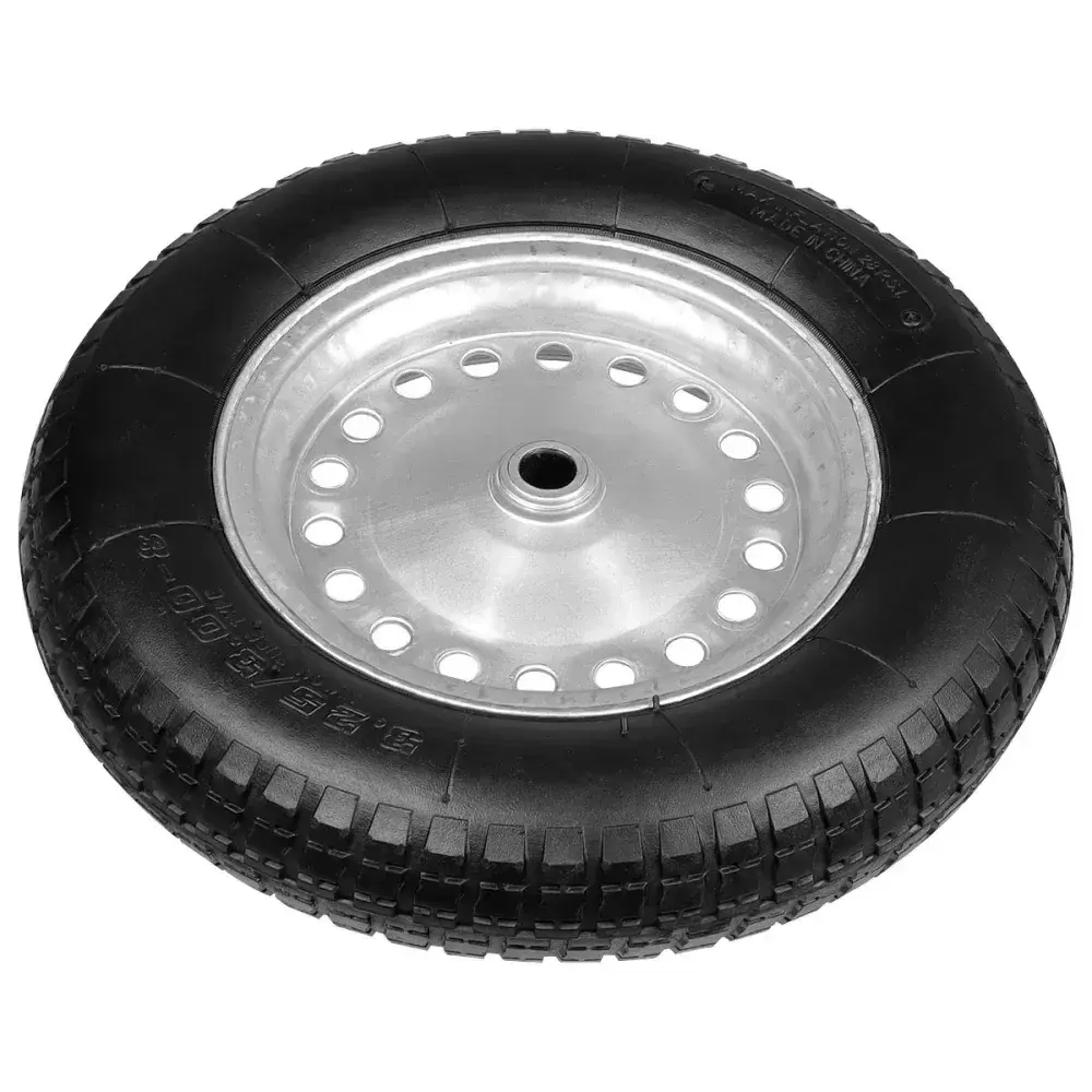 Roda para carrinho de mão worker modelo eixo 3/4 com pneu e câmara Maestro — fotografia 8