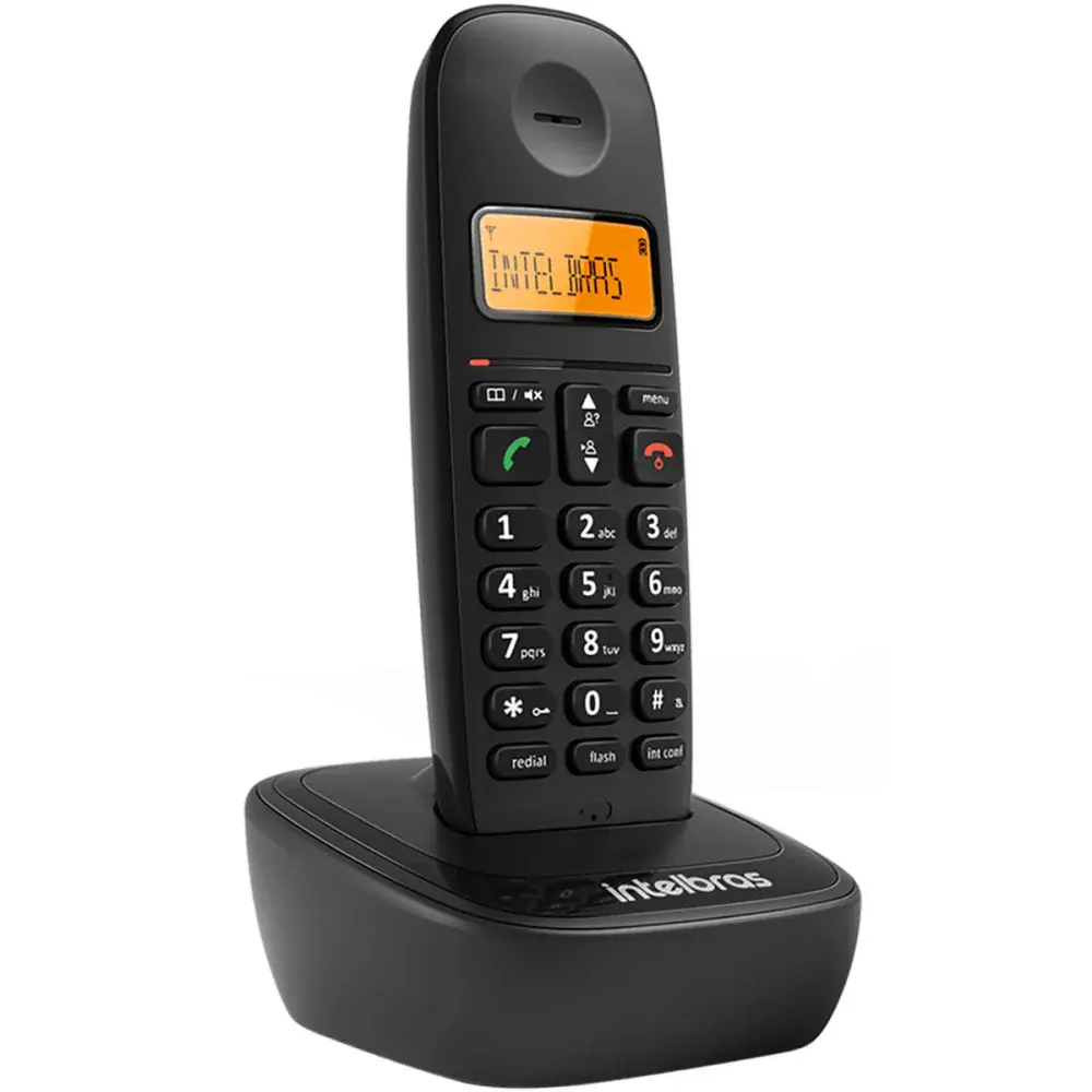 Telefone sem fio TS2510 preto Intelbras — fotografia 3