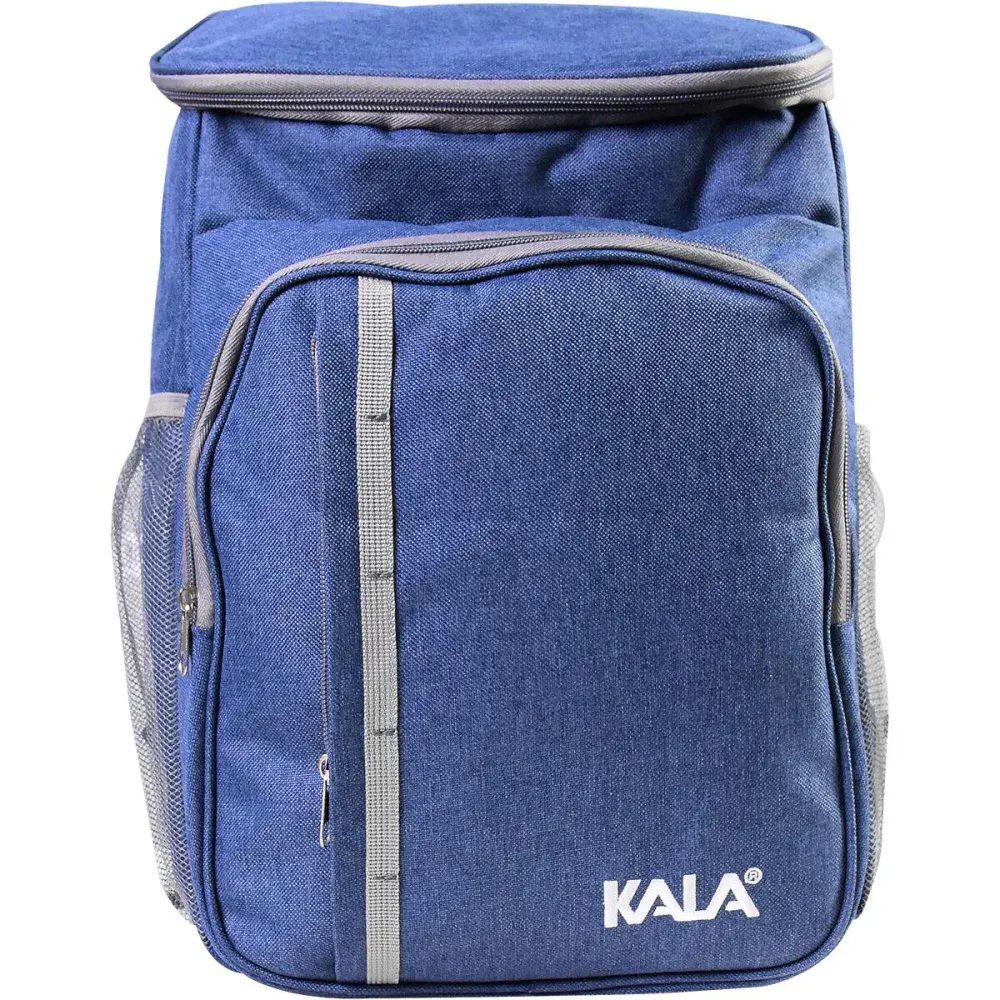 Mochila térmica com 2 bolsos frontais 18L azul Kala — fotografia 2