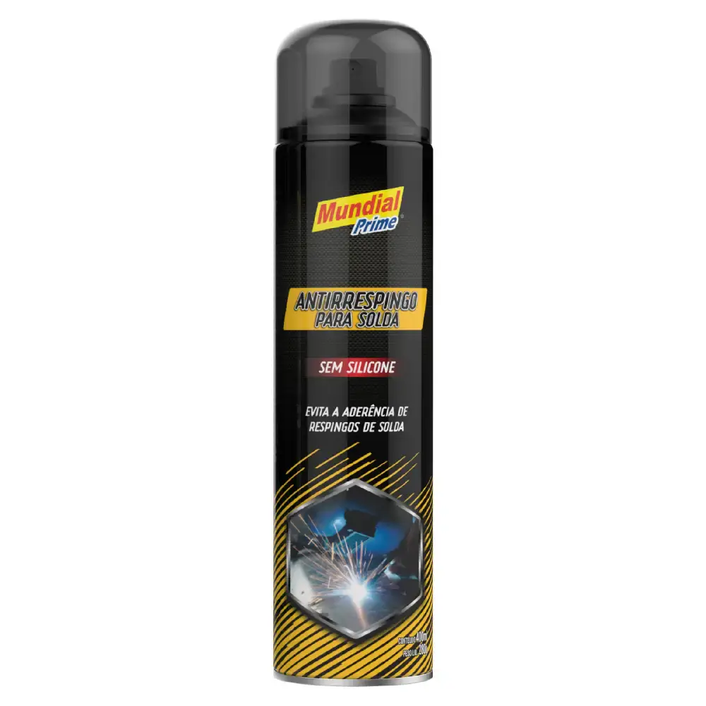 Anti Respingo Spray p/ Solda SEM Silicone 400ml AE03000010 MUNDIAL PRIME