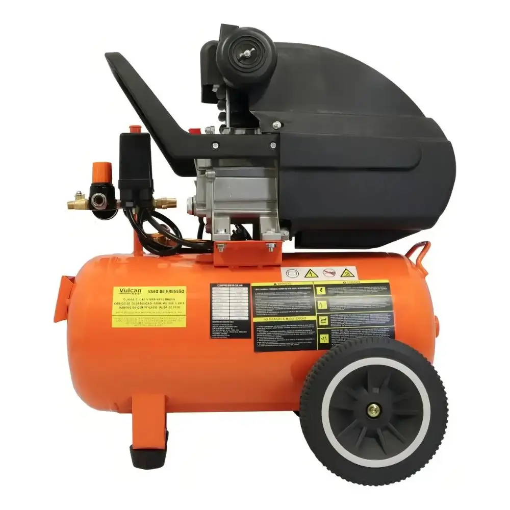 Compressor de ar 24 litros 2,5 hp 127V VC25-2 Vulcan — fotografia 2