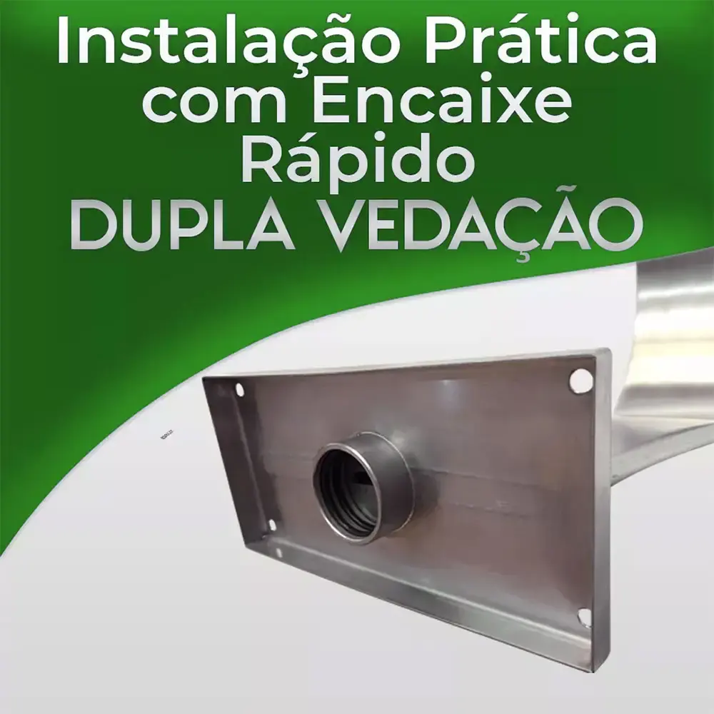 Cascata Piscina 50 x 25 CM em Aço Inox Legítimo Naja Baby EVALD — fotografia 5