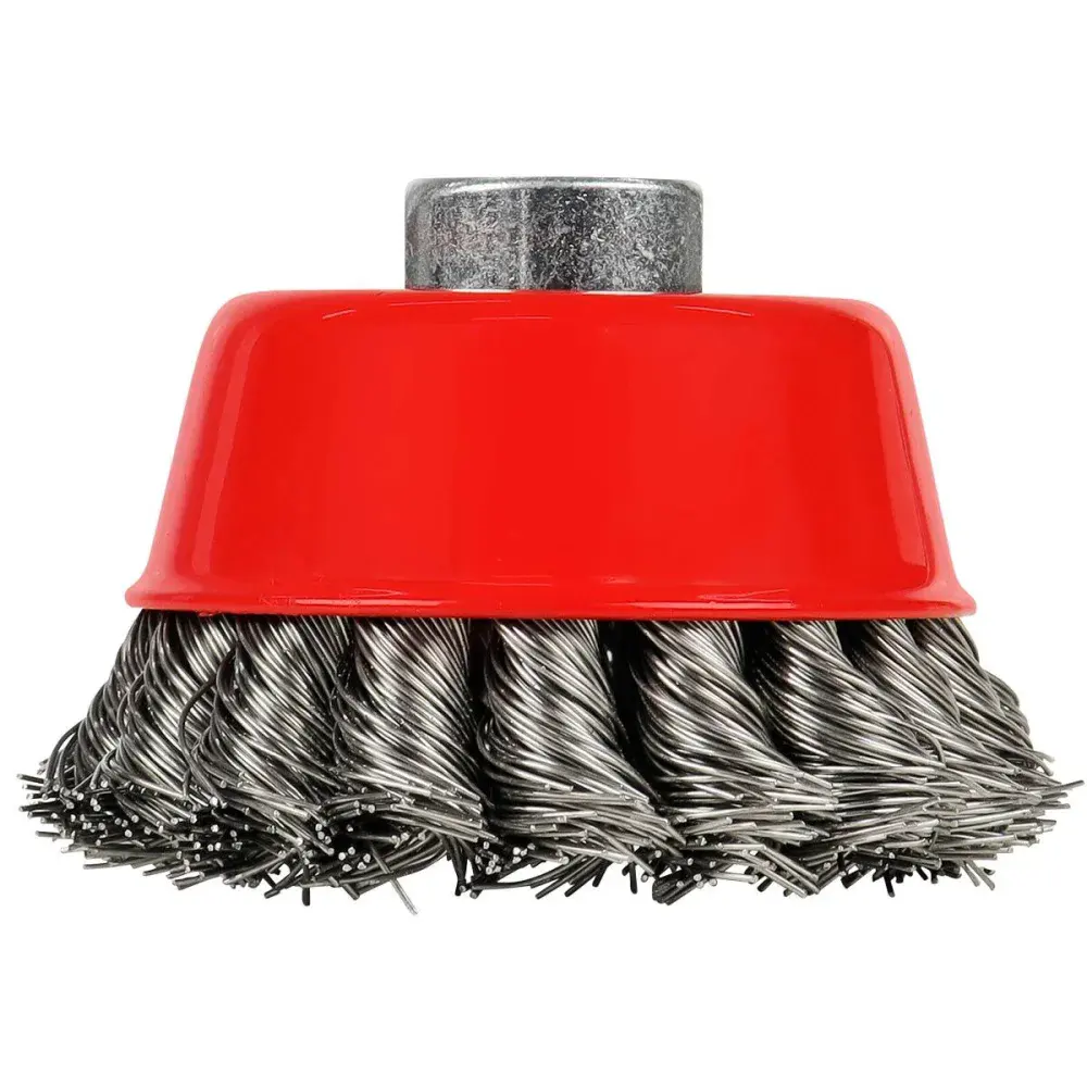 Escova copo em aço inox 3 76,20MM Worker