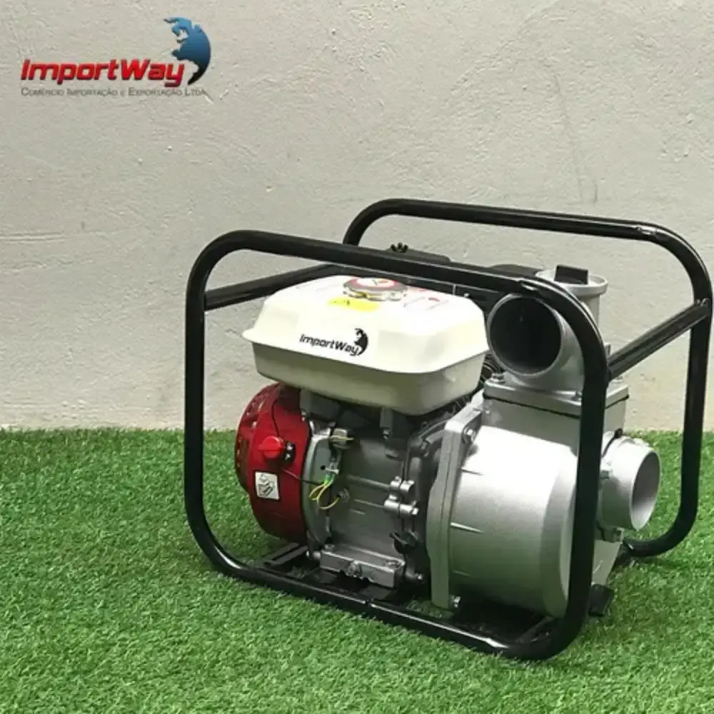 Motobomba Gasolina 3 x 3 Polegadas 6.5 HP 4T Auto Escorvante IWMBG4T65 IMPORTWAY — fotografia 5