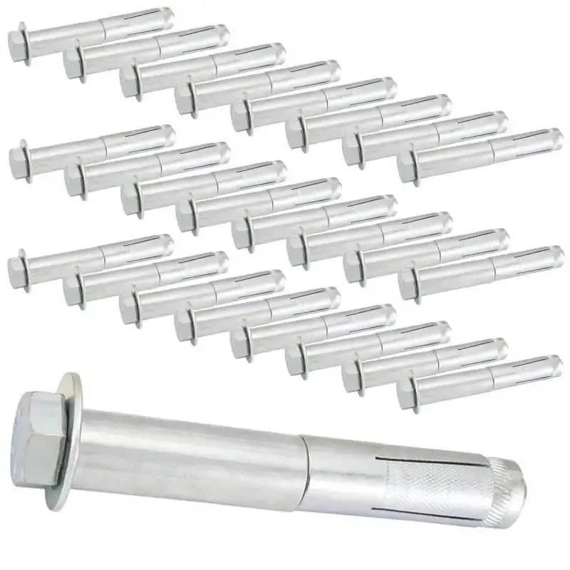 Chumbador com Parafuso e Prolongador 1/2 POL x 4.1/2 POL com 25 Peças VONDER