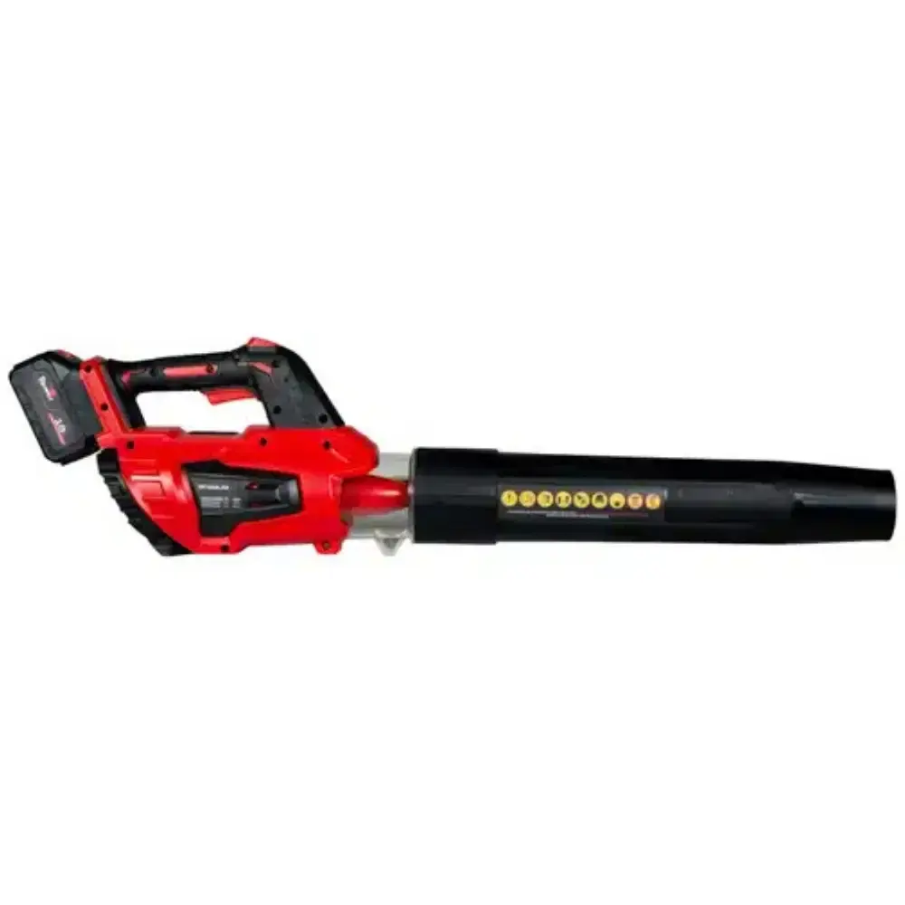 Soprador lateral a bateria 18V com carregador 1,5AH e bateria 18V TVT18ABL350-K Toyama — fotografia 3