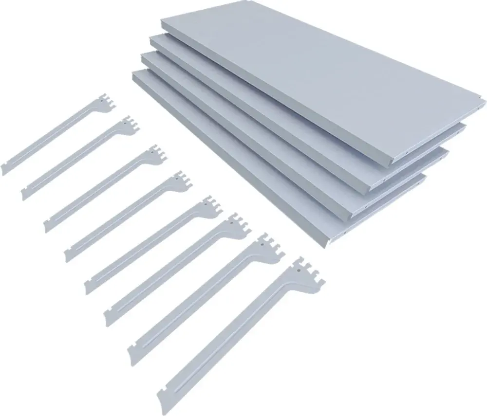 Kit de bandejas gôndolas new fácil 30CM s/a gôndolas