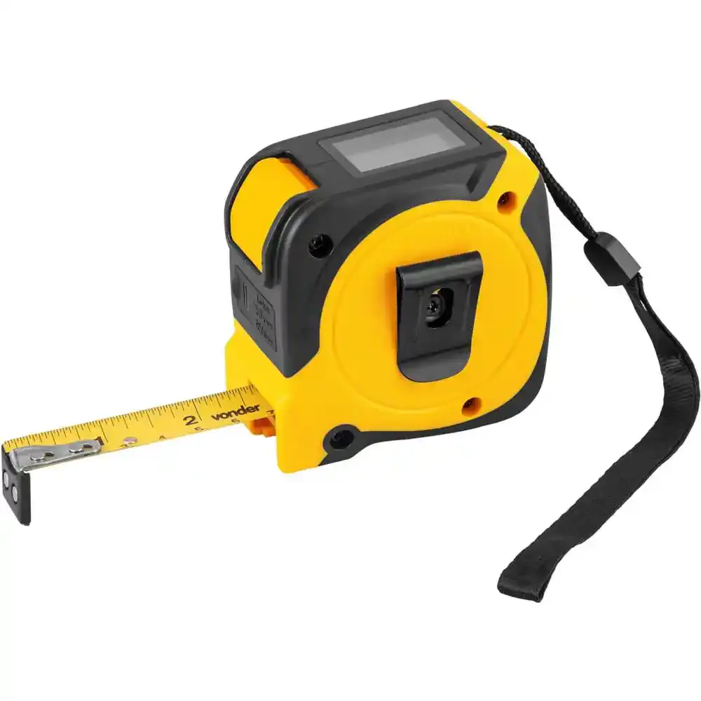 Medidor de distância a laser 40 metros com trena 5M x 19MM Vonder — fotografia 4