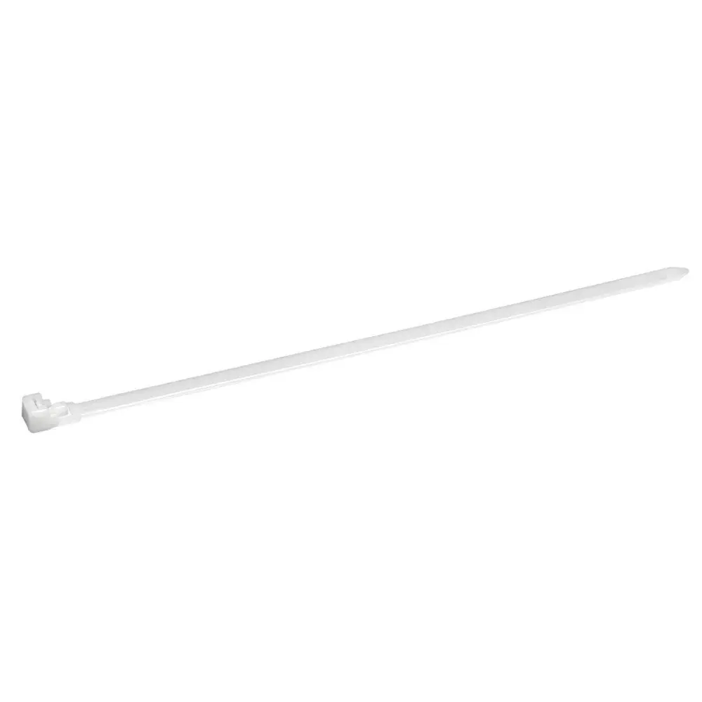 Abraçadeira com trava 150 x 7,6MM branca 20 peças Worker — fotografia de referência