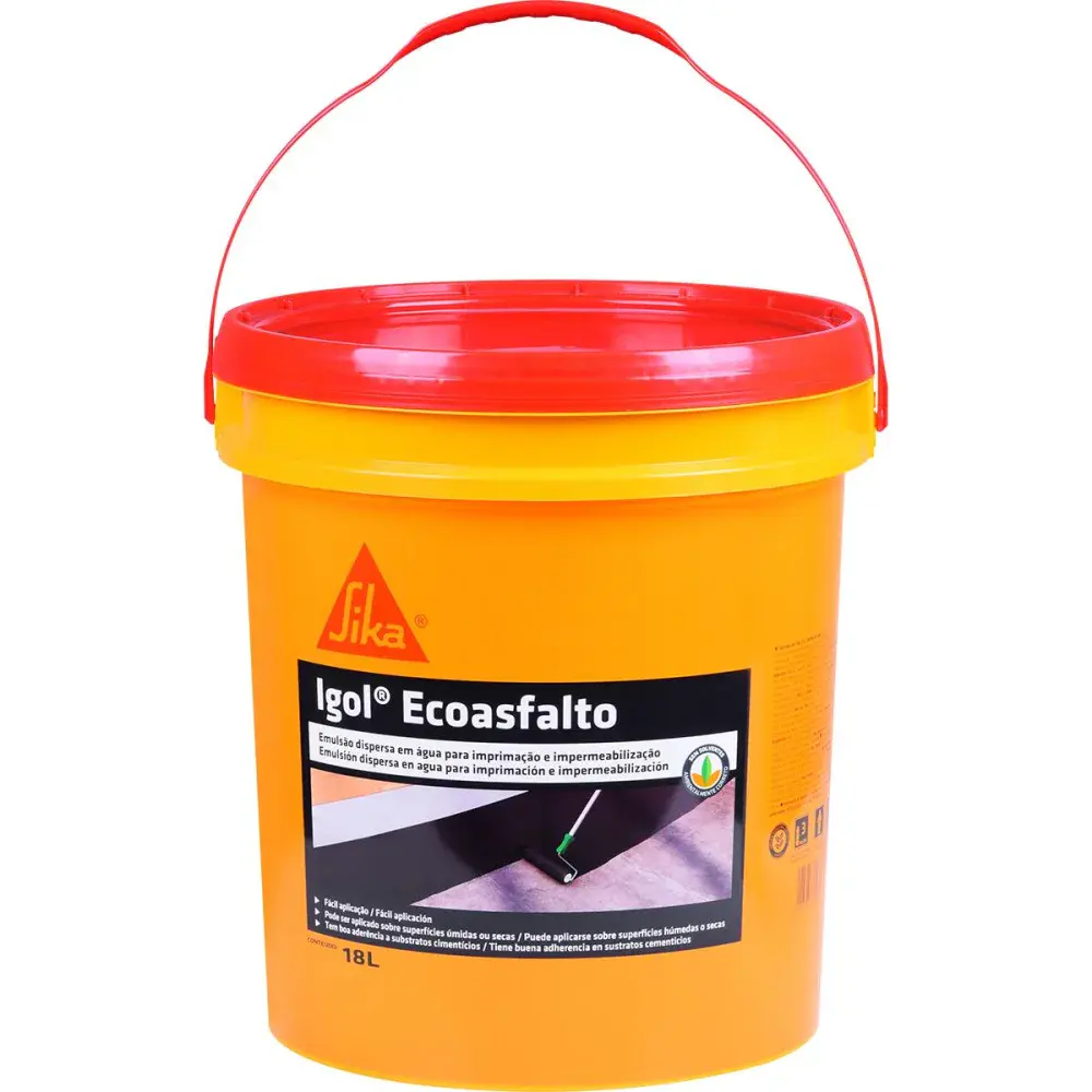 Impermeabilizante asfalto eco preto 18L igol® Sika