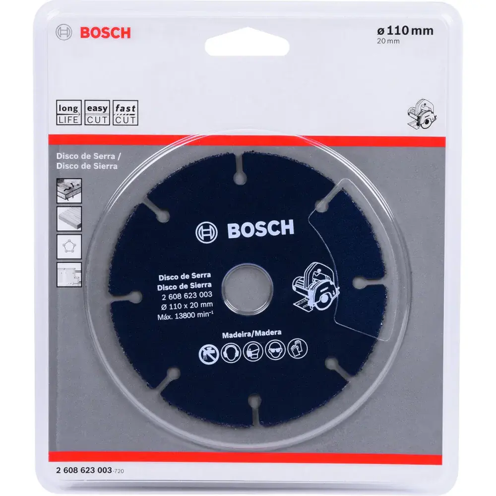 Disco de serra mármore para madeira 110X20MM Bosch — fotografia 3
