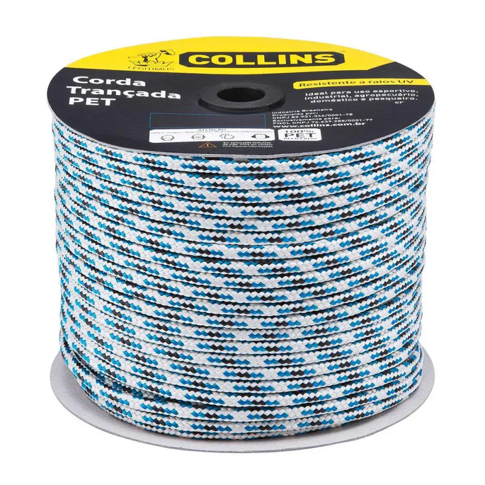 Corda pet trançada 165M/ 10MM Collins