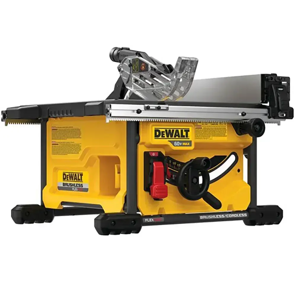 Serra mesa bateria flexvolt 8 1/4 15MM 60V Dewalt — fotografia 4