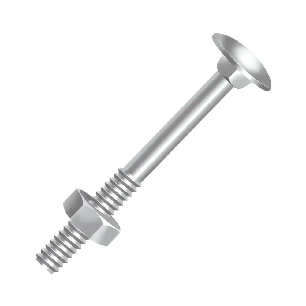 Parafuso francês porca zincado 3/8X8 50 peç Ciser