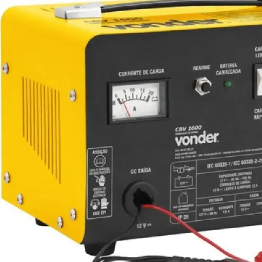 Carregador de baterias 150A CBV 1600 Vonder 220 V — fotografia 6