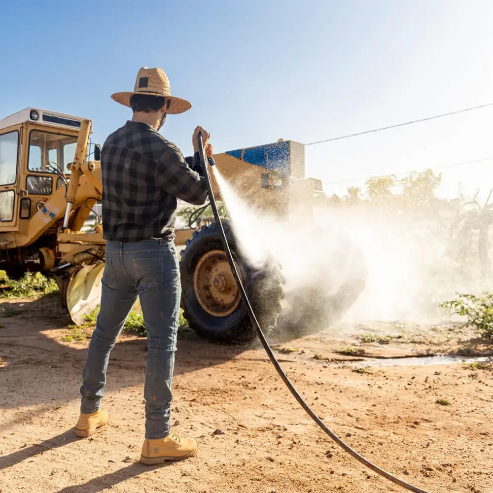 Lavadora industrial de alta vazão HF 2400 l/h 3CV 580 PSI 220V Karcher — fotografia 4