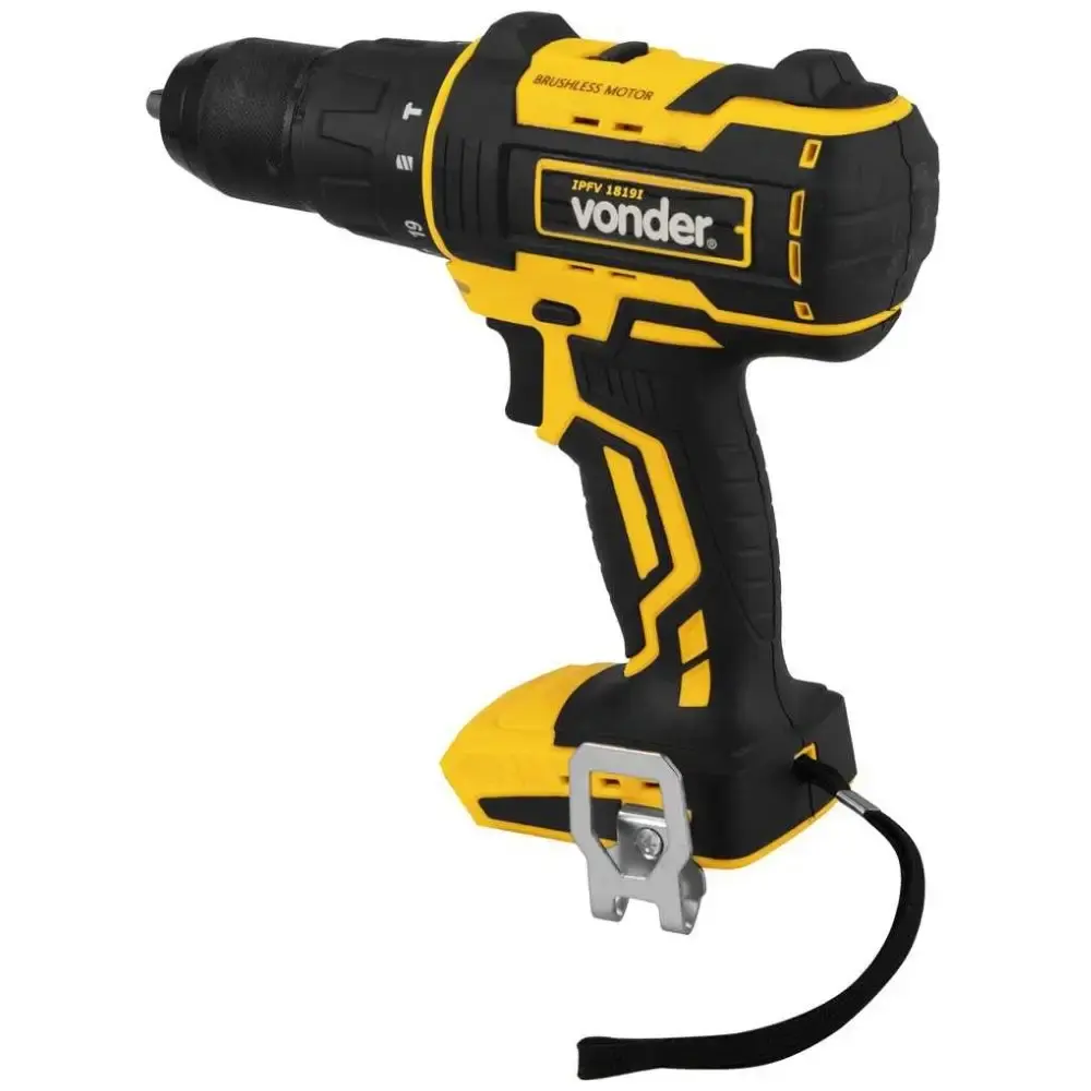 Parafusadeira/furadeira de impacto bateria intercambiável 18 v sem bateria carregador ipfv 1819I Vonder — fotografia 7